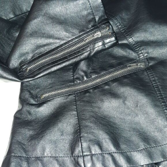 Custom Hand Pyramid Studded Tree Spiked Punk Metal Classic Motorcycle Jacket - Picture 6 of 8